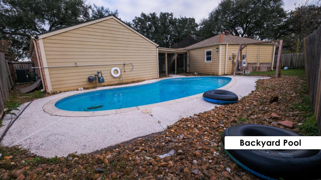 Pool House, 20 Minutes From Dt 4Bdr For 10 Guests - Winkleman Villa Houston Eksteriør billede