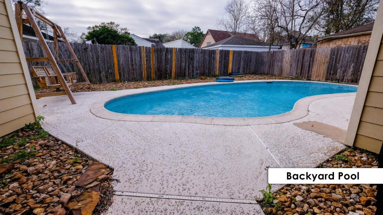 Pool House, 20 Minutes From Dt 4Bdr For 10 Guests - Winkleman Villa Houston Eksteriør billede